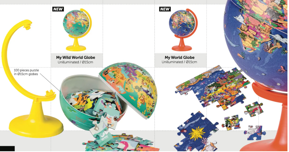 Explore the World with the 15CM Educational Globe &amp; Puzzle Set! 🌍🧩