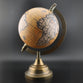 EXERZ 13cm Antique with a Metal Base, Handcraft Decorative Globe