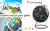 Topglobe Cork Globe 14cm Pinnable, Pins Included, Natural Cork Black