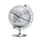 Topglobe 14cm World Globe - Silver