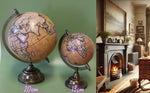 EXERZ 13cm Antique with a Metal Base, Handcraft Decorative Globe