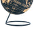 Topglobe Cork Globe 14cm Pinnable, Pins Included, Natural Cork Black