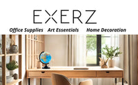 Exerz 14cm Educational World Globe