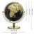 EXERZ 20cm Globe Black & Golden, All Direction 360 Rotating