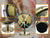 EXERZ 20cm Globe Black & Golden, All Direction 360 Rotating