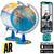 EXERZ 20cm Illuminated Globe - English Map - AR (Globe + App) Interactive World Globe, STEM Toy Gifts for Kids 4-12 Years - iOS & Android