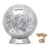 16cm Money Box Earth Globe/ Piggy Bank - Silver - Topglobe