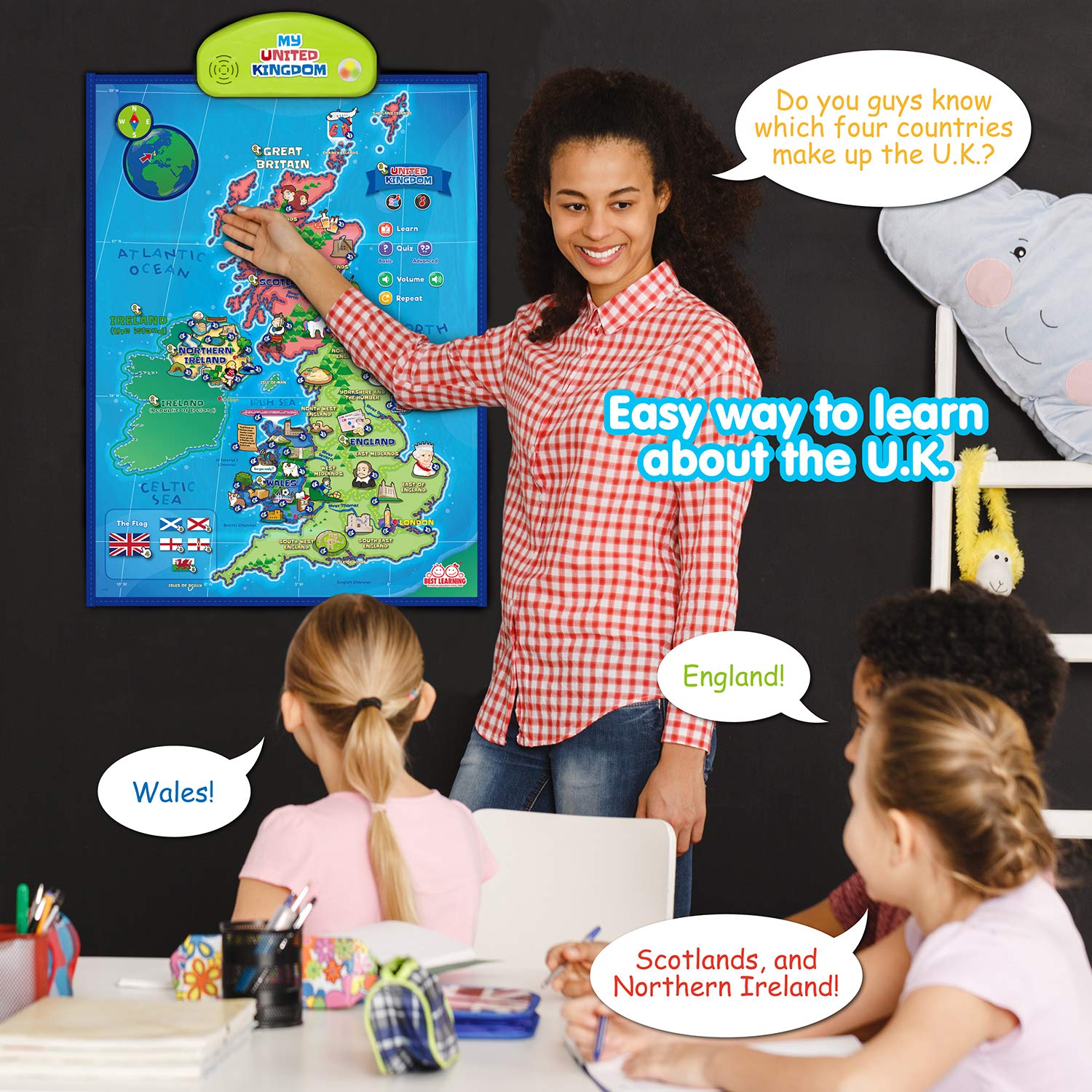 Discover the World with Our Interactive Map - Perfect for Kids