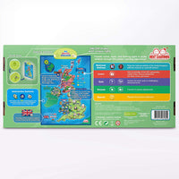 BEST LEARNING i-Poster My United Kingdom Interactive Map - Educational Talking Toy Ages 5 to 12 - Topglobe