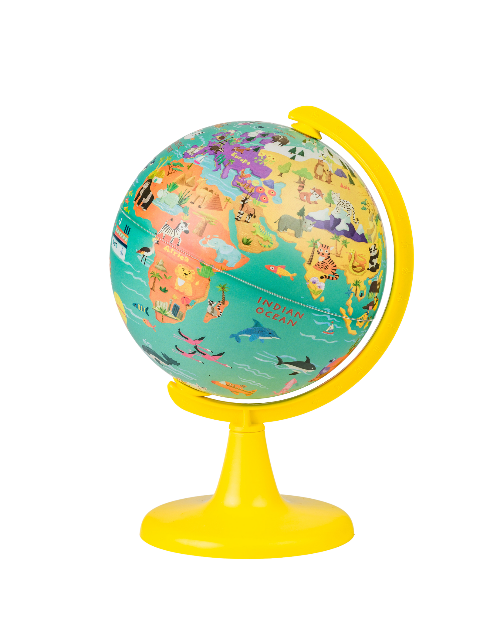 TOPGLOBE 15CM Educational Globe with 100pc Puzzles | Topglobe