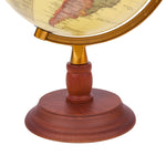Exerz 20cm Antique Globe With a Wood Base - Topglobe