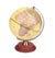 Exerz 20cm Illuminated Antique Globe Wooden Stand - 2 in 1 Light up LED Lamp - Topglobe