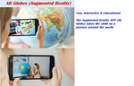 Exerz 21cm Educational World Globe - Spanish - AR Augmented Reality - Topglobe