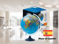 Exerz 21cm Educational World Globe - Spanish - AR Augmented Reality - Topglobe