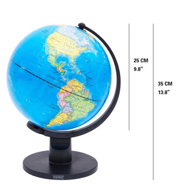 Exerz 25cm Educational World Globe