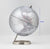 Exerz 25cm World Globe - Metallic Silver - Topglobe