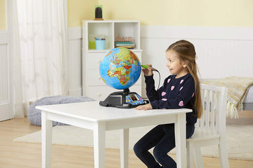 LeapFrog Interactive Children World Globe | Smart Globe for Kids to Learn Geography