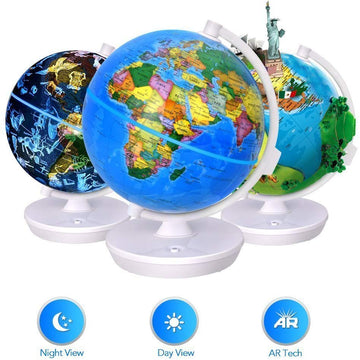 Oregon Scientific Smart Globe SG101R - 2 in 1 Day and Night Globe with 3D Augmented Reality