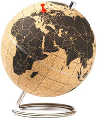 Suck UK – Mini Desktop Cork Globe | Push Pins Included - Topglobe