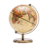 Topglobe 14cm Antique World Globe - Bronzed colour - Topglobe