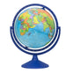 TOPGLOBE 30cm Educational World Globe 360° Rotating Political Map